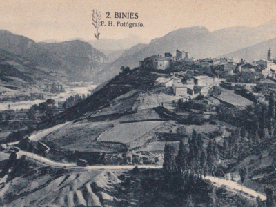 Una nota a lápiz en una postal de 1926 que confirma la presencia del pintor belga Philippe Swyncop en el valle de&nbsp;Ansó