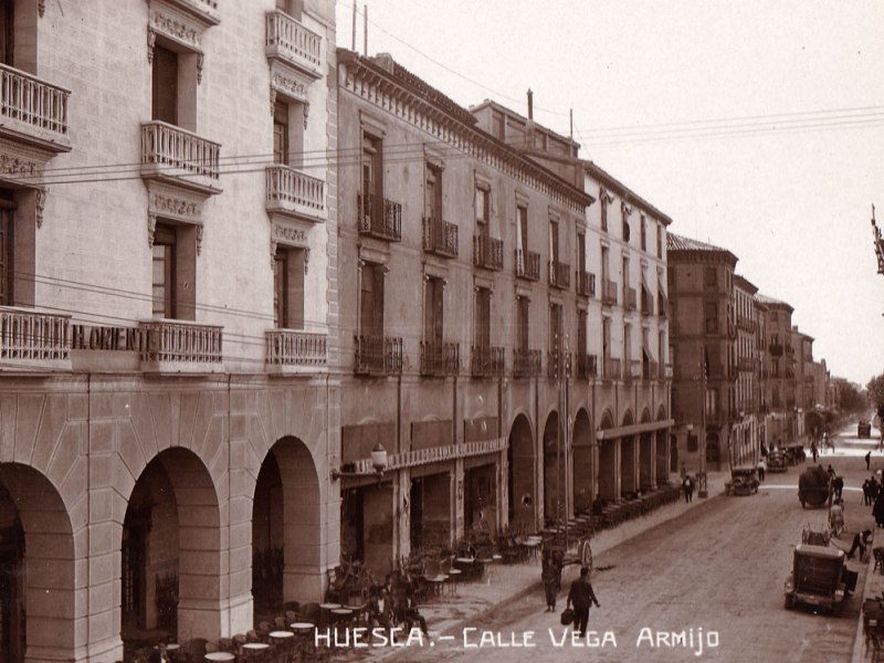 La caligrafía como valor en una postal que viajó en 1935 de Huesca a&nbsp;Barcelona