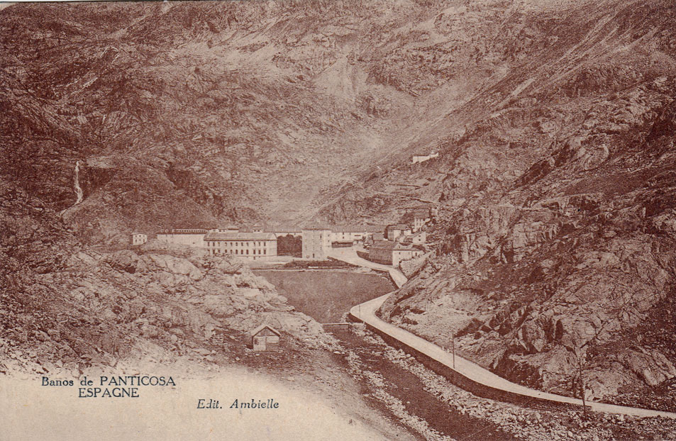 Ambielle, el hostelero de Laruns que vendía postales de Panticosa en el vecino balneario de Eaux Chaudes a comienzo del siglo XX