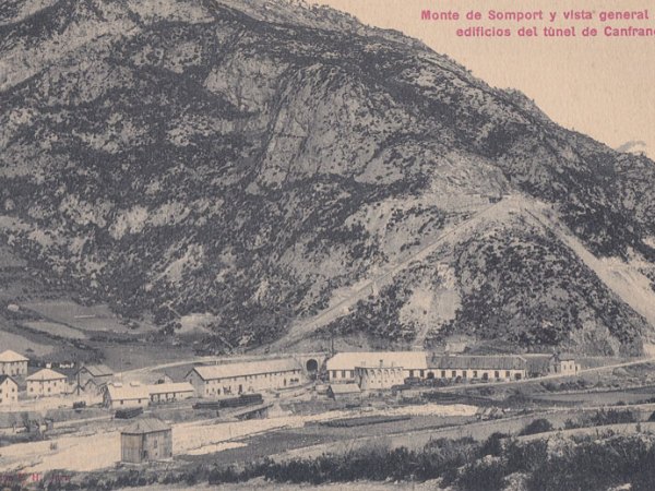 Más obras y ferrocarriles en el túnel internacional de Somport&nbsp;(1912)